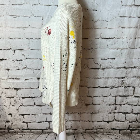 Dolls Kill Paint Splatter Knit Sweater, Size Large - Picture 10 of 15